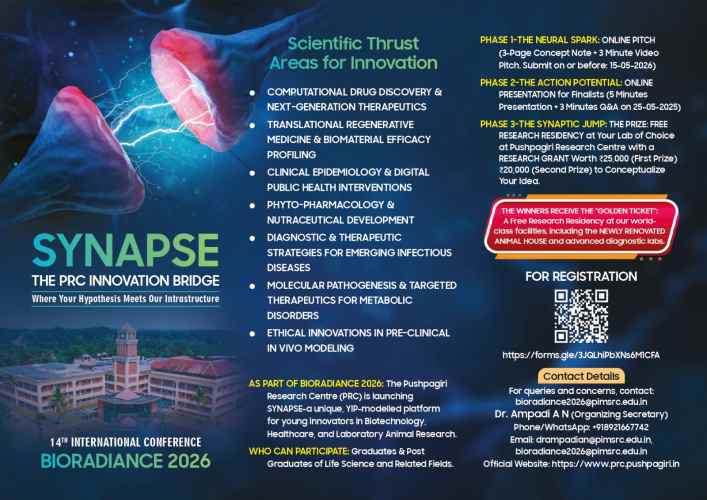 14th International Conference – Bioradiance 2026 “Life Tech Conference: Bridging Biology, Medicine, and Biotechnology”