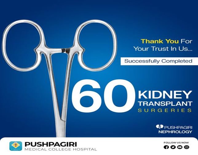 60 Kidney Transplant Surgeries