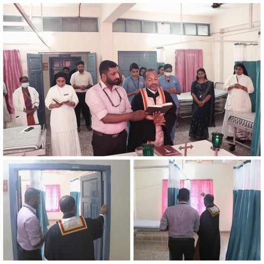 Blessing ceremony of the newly started ward for the treatment services of the Hematology Department.  